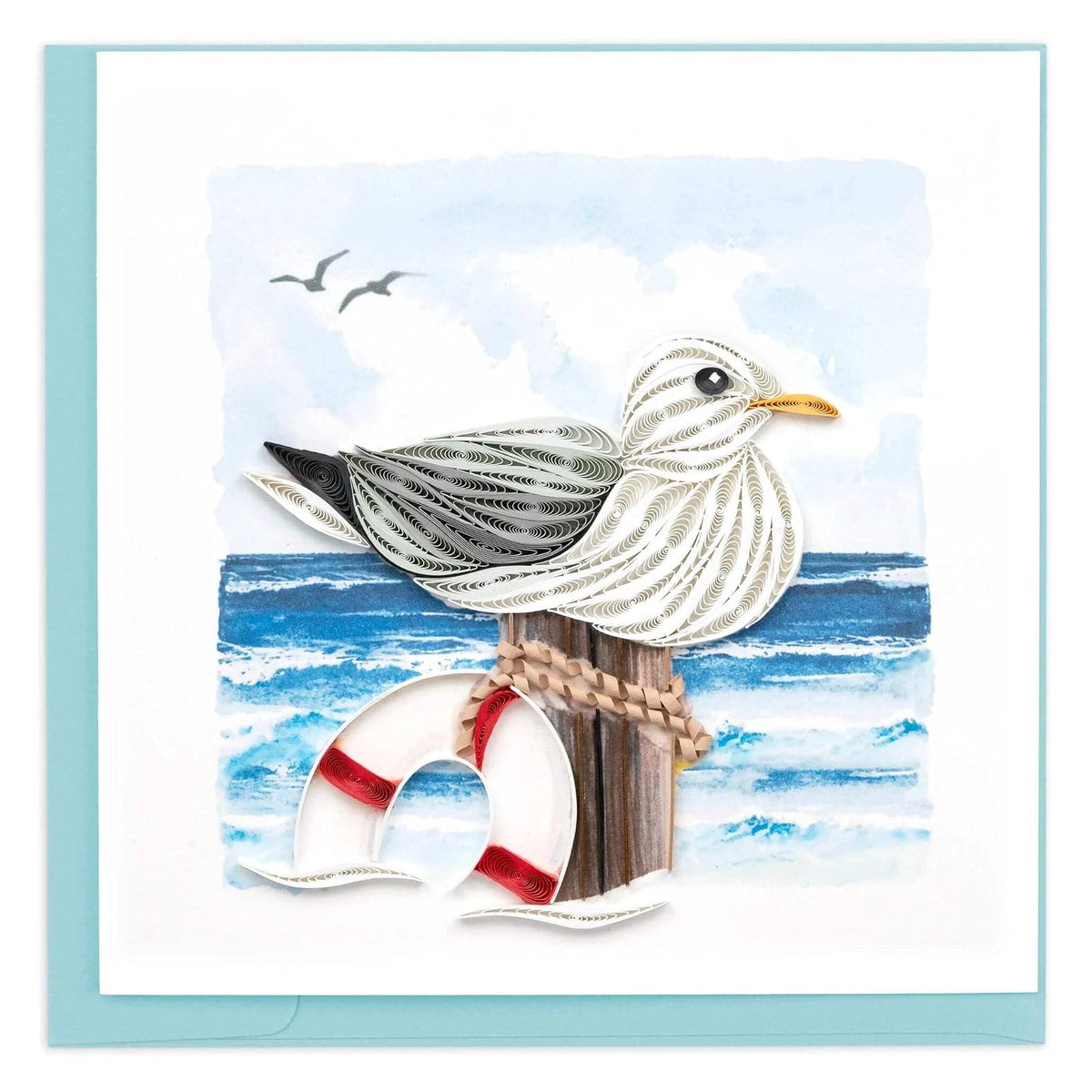 Quilling Card Greeting Card, 6x6 Inches, Multi