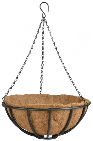 Esschert Design Metal Hanging Basket 14"