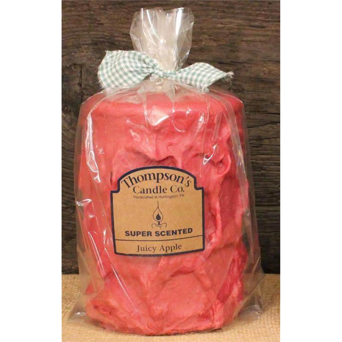 Thompson's Candle Co. Candle, 4.5 inches, Juicy Apple