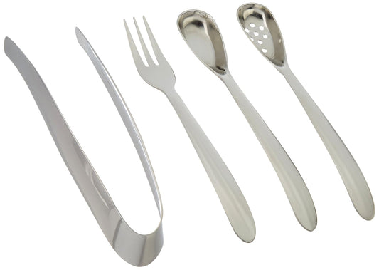 Norpro, Stainless Steel Polished 4 Piece Hors D'oeuvre Utensil Set