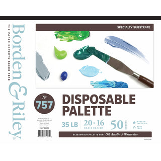 Borden & Riley Art Media Paper, 16" x 20", White