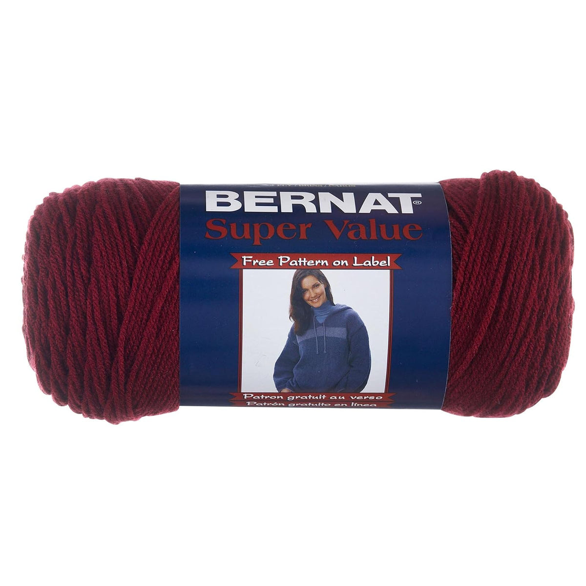 Bernat Yarn, 1 - Pack, Burgundy