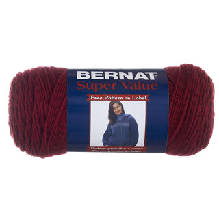 Bernat Yarn, 1 - Pack, Burgundy