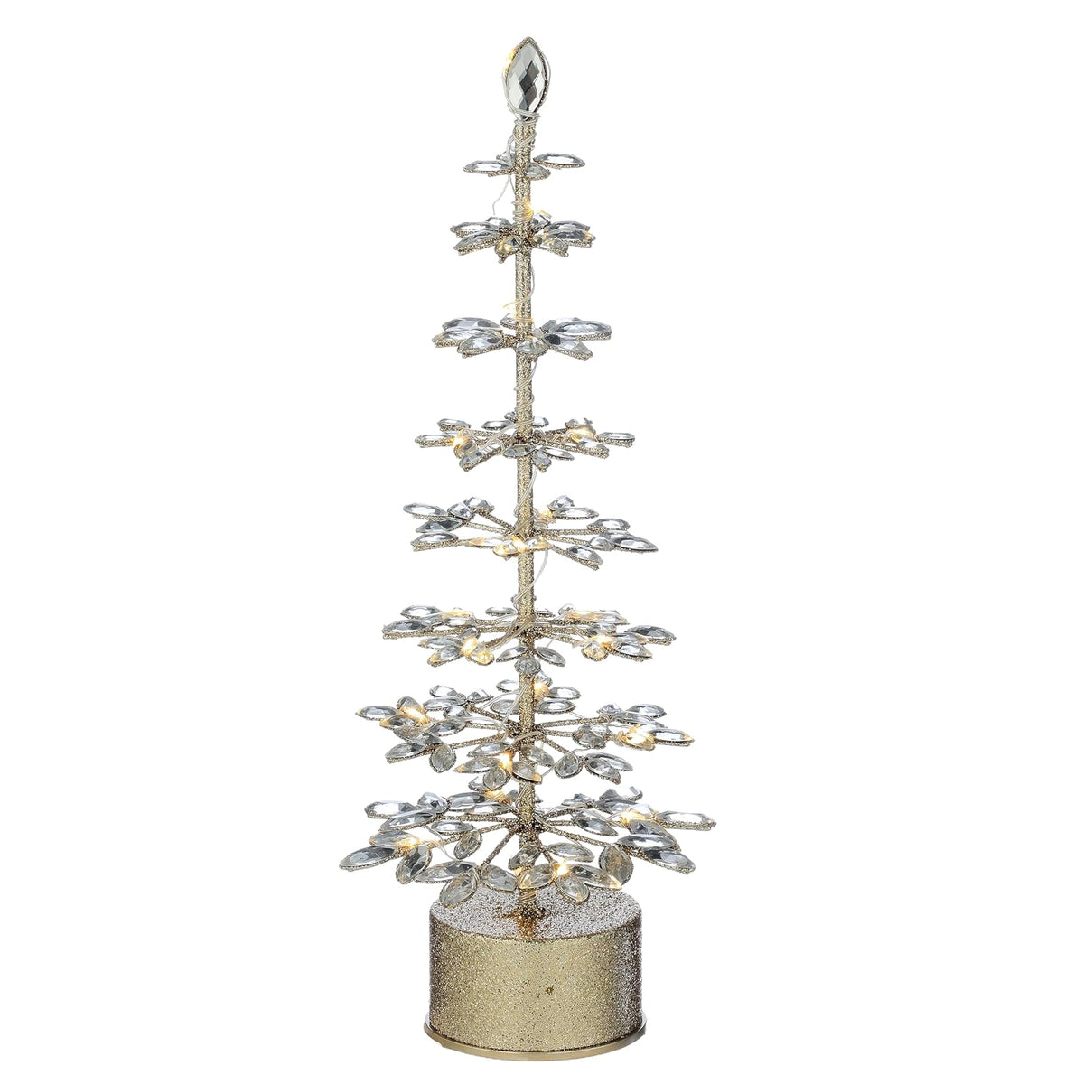 Regency International Artificial Tree, 16-Inch, Champagne Clearbrite