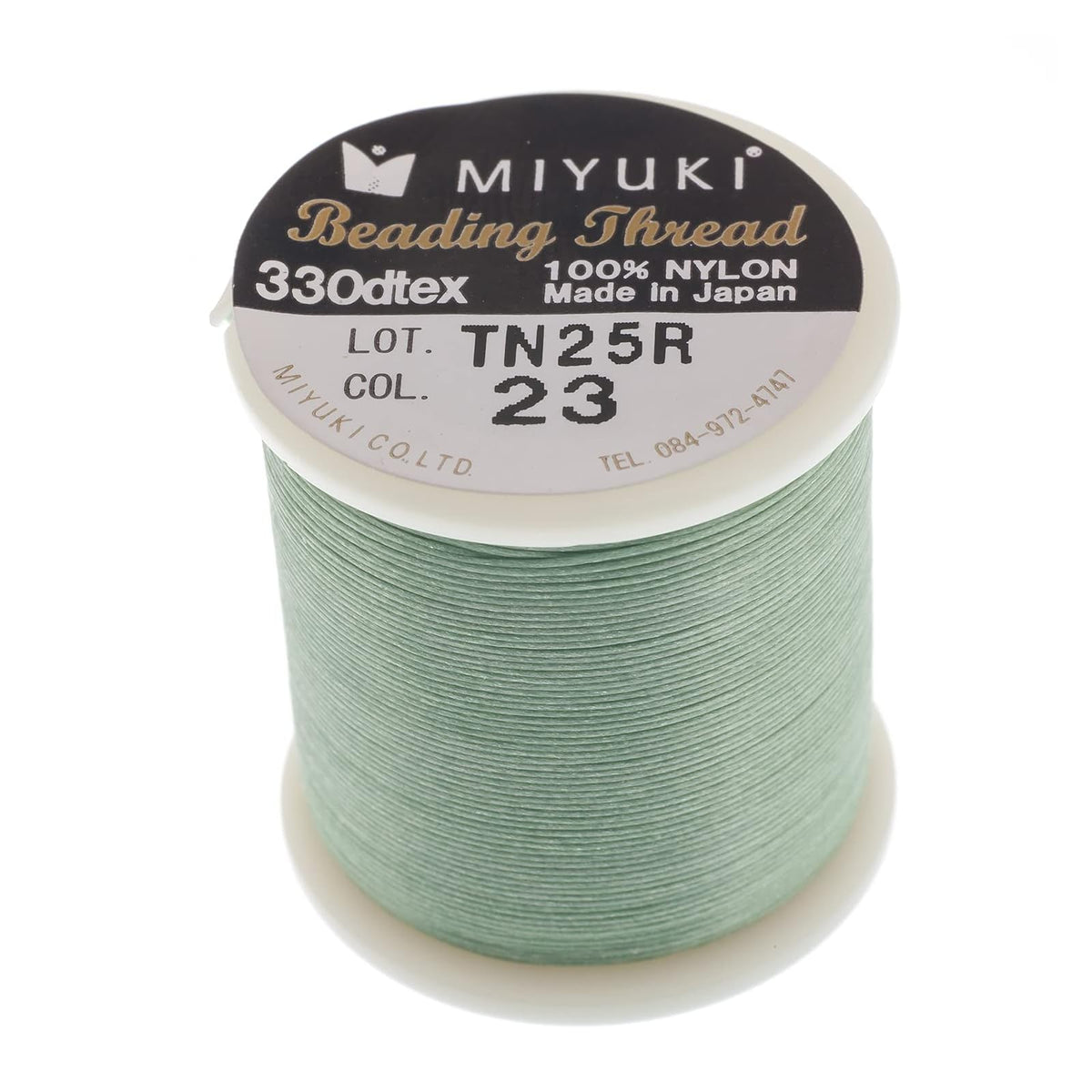 John Bead Thread Cord, 50m, Green Mint