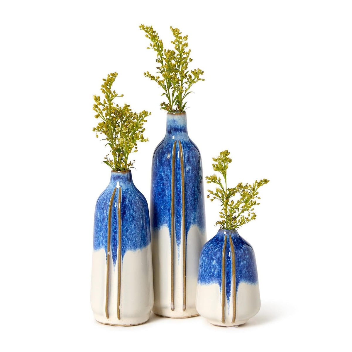 Two's Company Vase, Blue, Classic