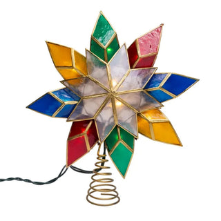 Kurt S. Adler Tree Topper, 8.5" L X 2.3" W X 9.25"H, Gold