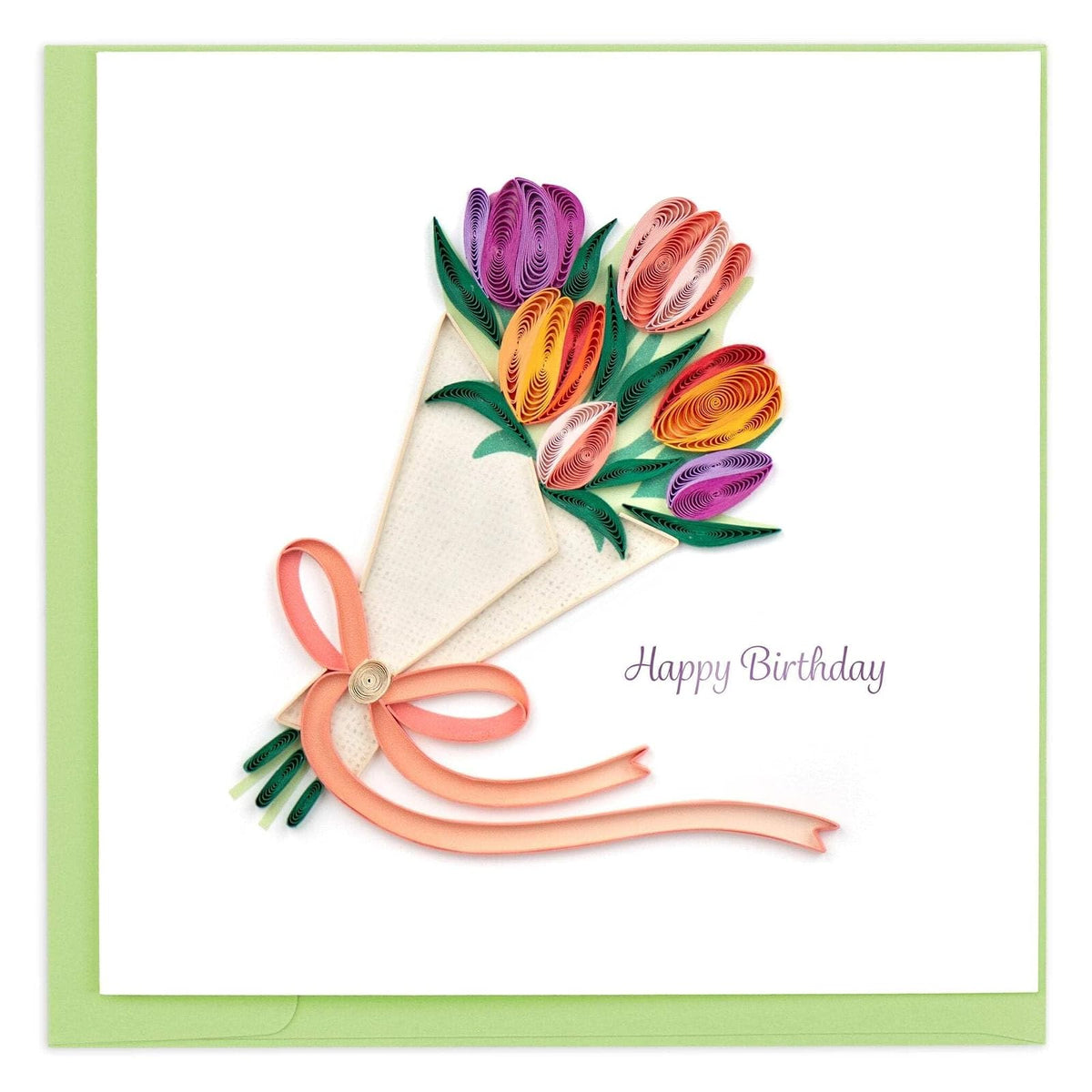 Quilling Card Greeting Card, 6 in. x 6 in., Multi