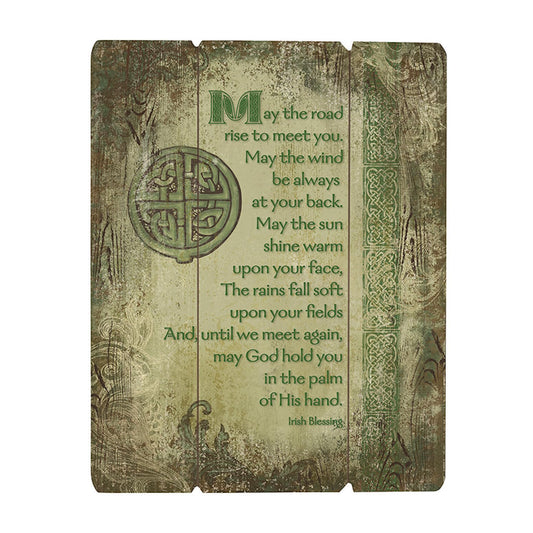 Christian Brands Autom Irish Blessing Wood Pallet Sign Wall Plaque, 15 Inch