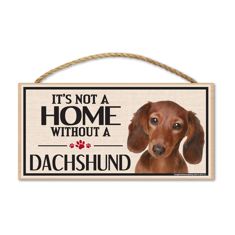 Imagine This Wood Sign for Dachshund Dog Breeds