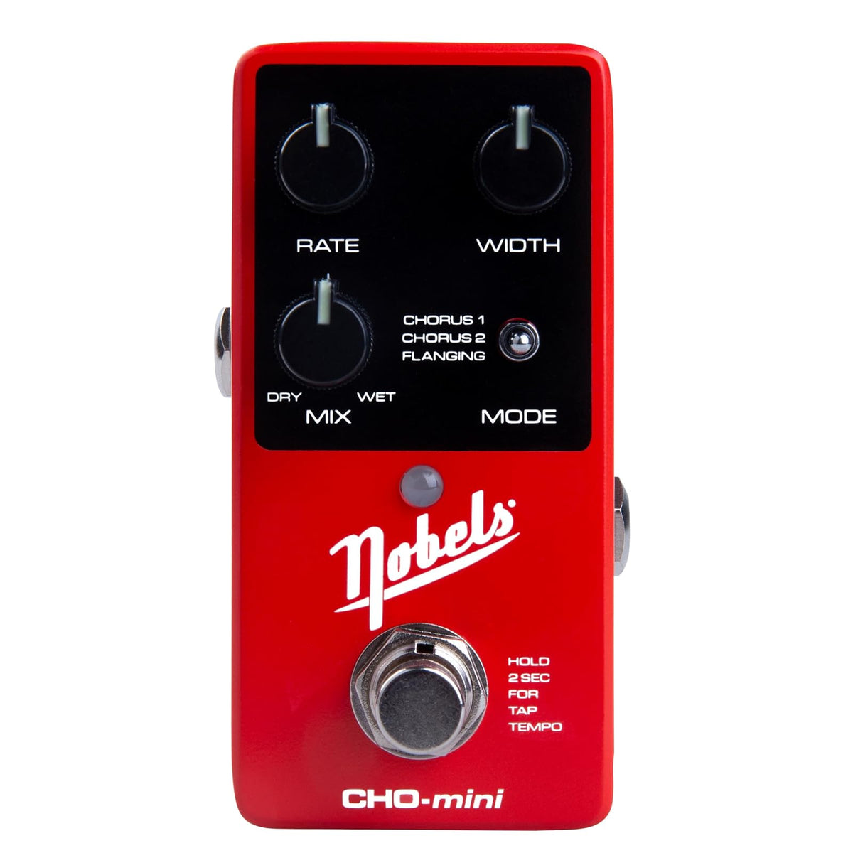 Nobels Guitar Effect Device, red, Boom microphone stand with a telescoping boom