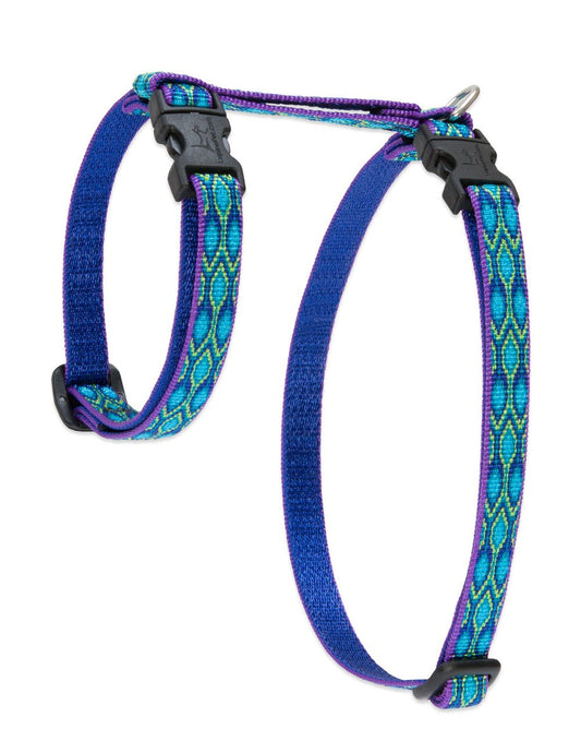 Lupine Pet Originals 1/2" Rain Song 12-20" H-style Harness for Small Pets