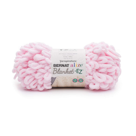 Spinrite Yarns (CA) Bernat Alize Blanket-EZ Yarn, Powder Pink