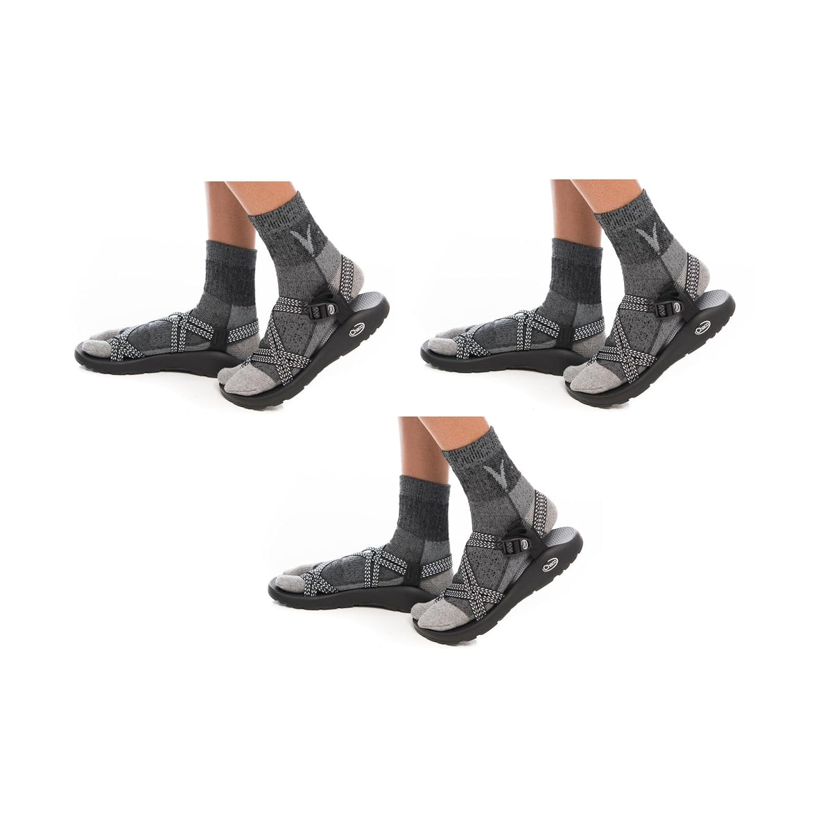 V-TOE SOCKS Socks, Large, Charcoal