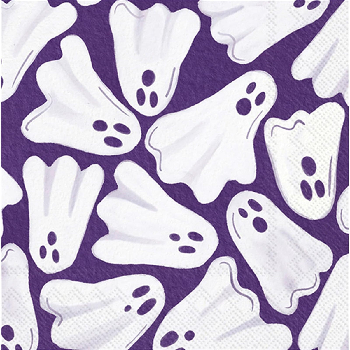 ihr SINCE 1977 Disposable Napkin, 5" x 5", Paper Ghosts