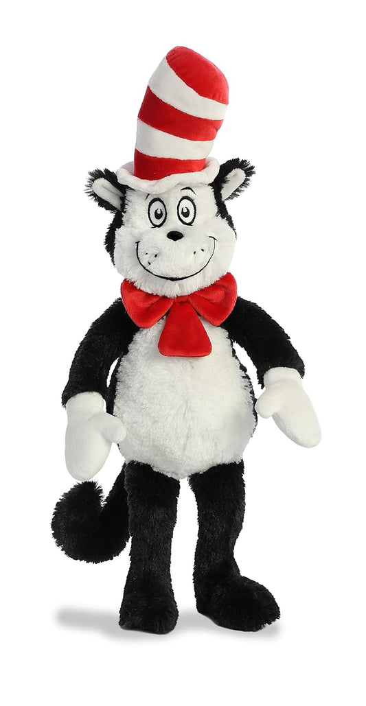 Aurora World 15910 20" Cat in The Hat, 20", Red, White, Black