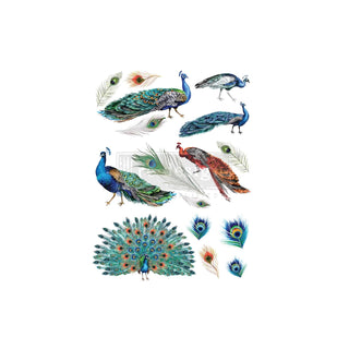 PRIMA MARKETING INC Sticker Decal, Redesign Decor Transfers-Peacock Dreams 24" x