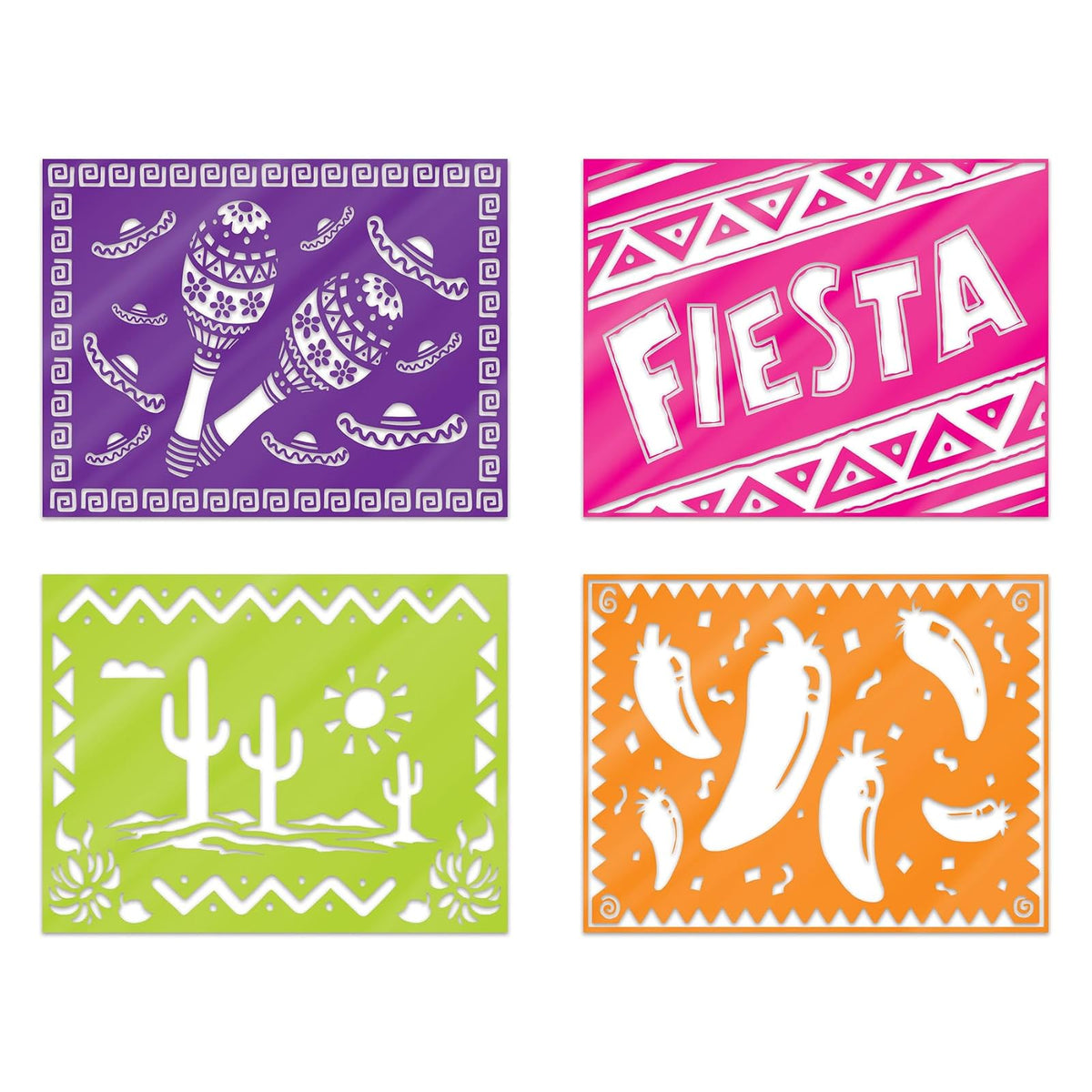 Beistle Placemat, 10" x 13", Multicolor