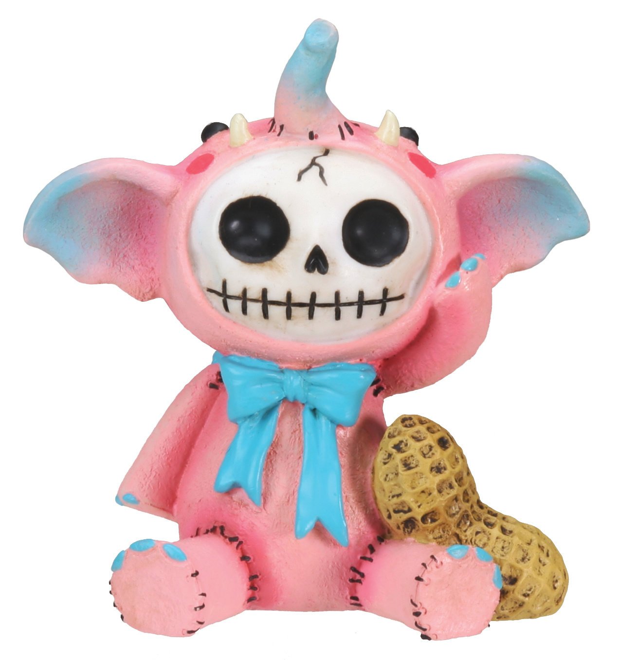 Pacific Trading Pink Elefun Elephant Furry Bones Statue Display