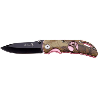 Elk Ridge Knife, 3.8", Camo