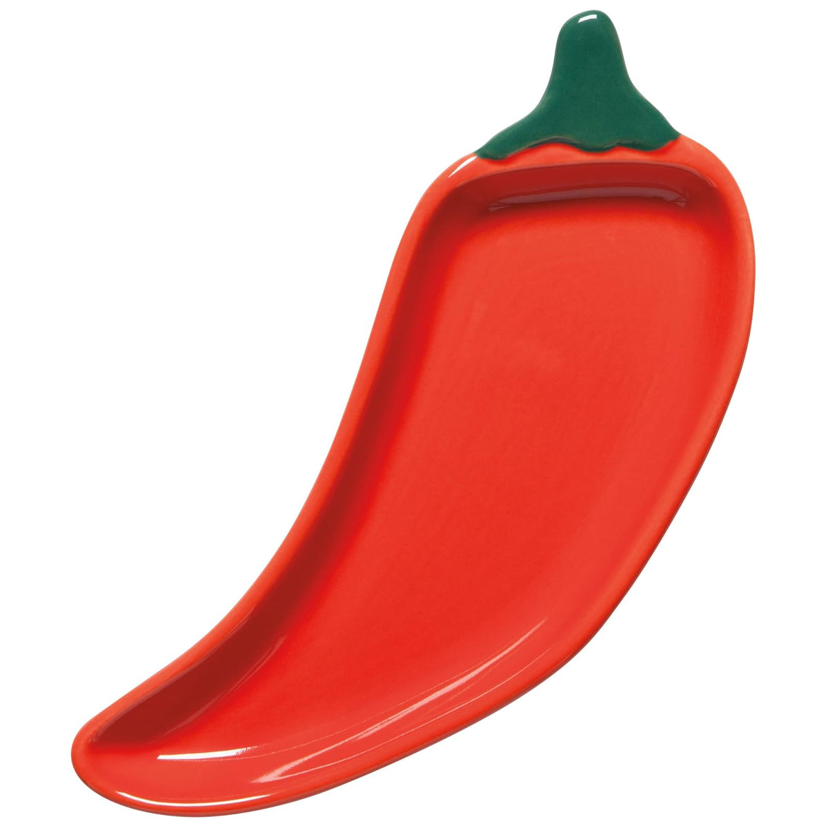 Now Designs Dishware Plate, W4 x L7 in, Chili Peppers