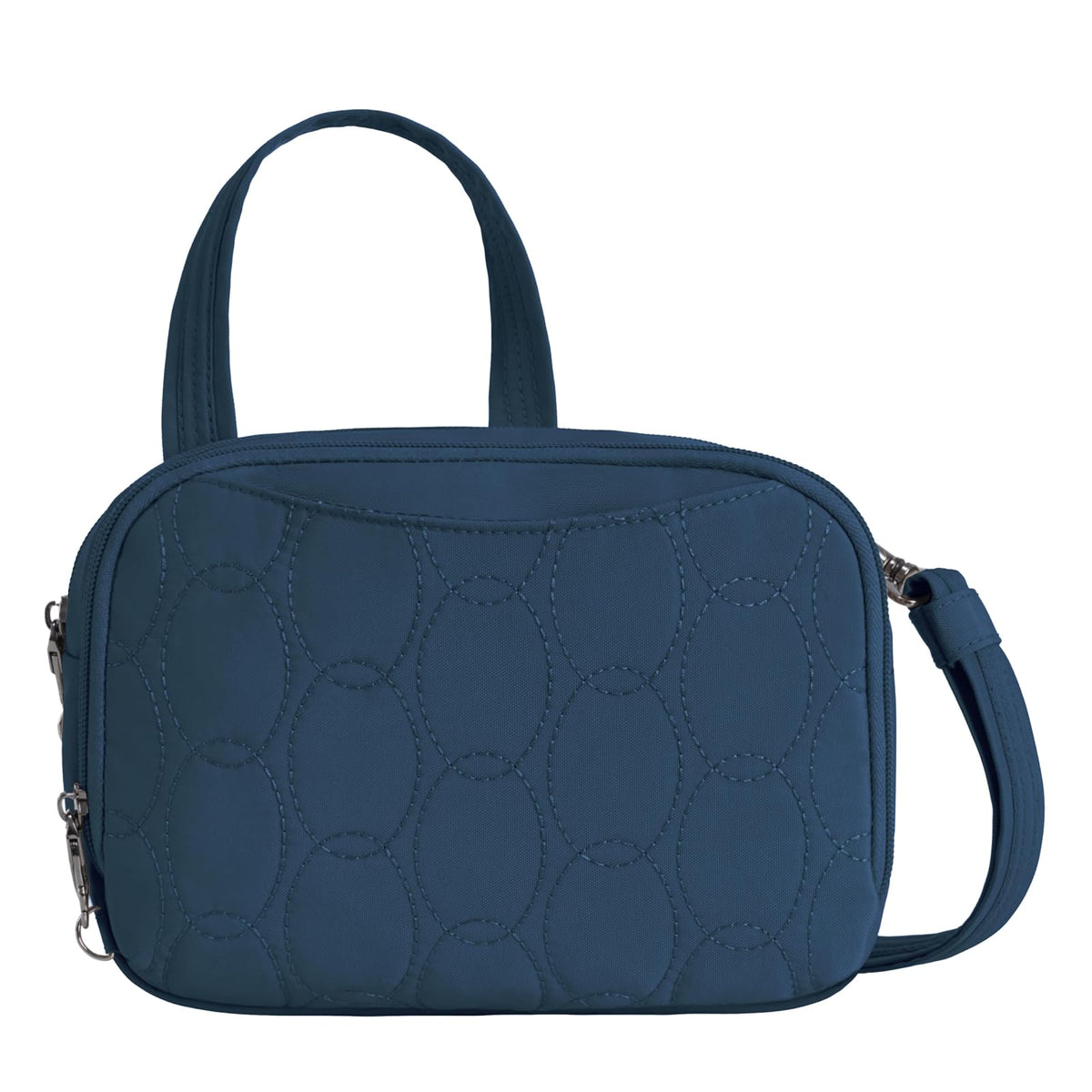 Travelon Handbag, 9”W X 6.25”H X 2.75”D, Ocean