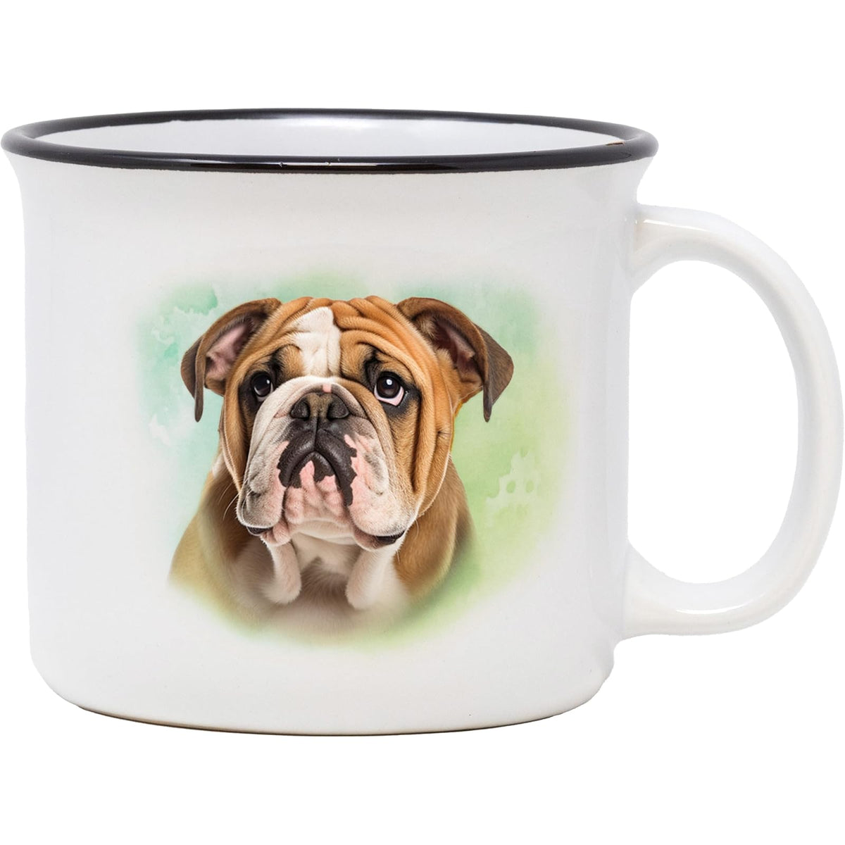 Spoontiques Drinking Cup, 14 Ounces, Bulldog