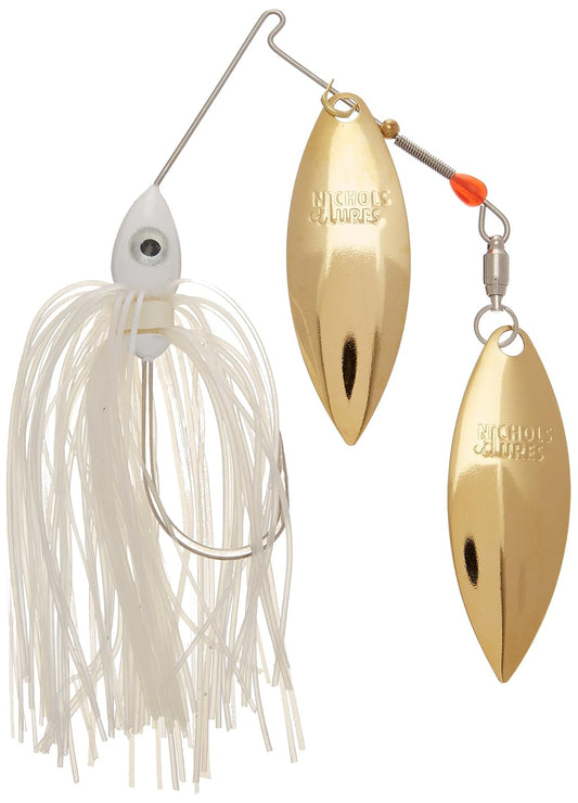 Nichols Lures 604-12 Pulsator 600 Series Spinnerbait, 1/2oz, Blue Shad
