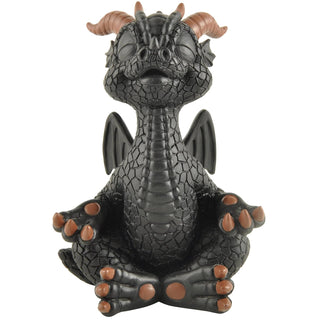 JFSM INC. Figurine, Height: 5.5" x Width: 3" x Length: 3", Black