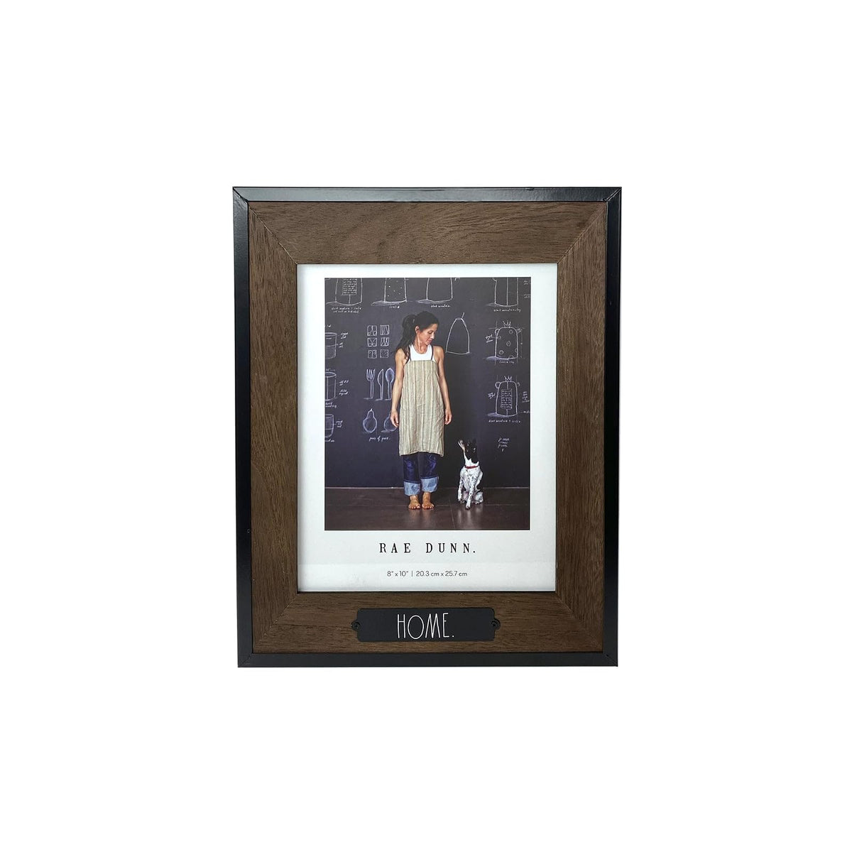 Designstyles Picture Frame, 8" x 10", Brown