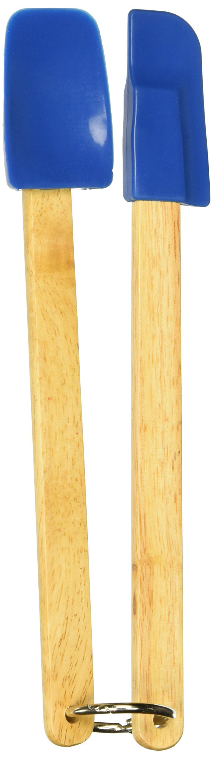 Norpro 2-Piece Mini Spatula Set, Blue, 8" x 1.25" x 1.5"