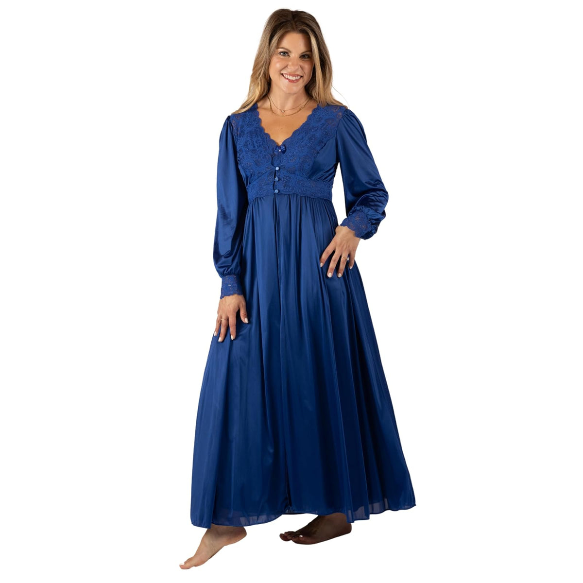Shadowline Robe, Large, Navy