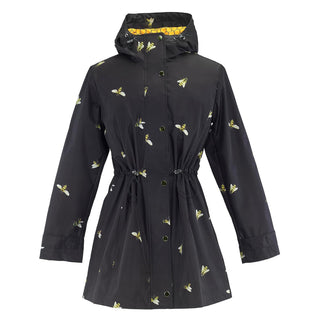 Galleria Enterprises Coat, Medium, Black-bees Raincoat