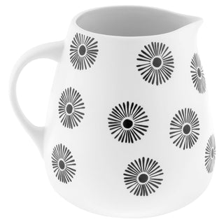 Karma Pitcher, 64 Ounces, White/Black
