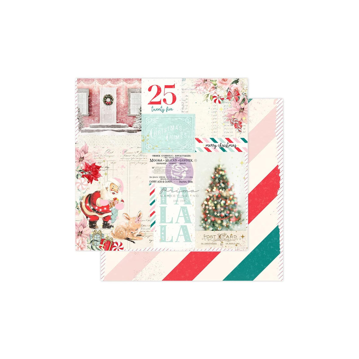PRIMA MARKETING INC Sheet Paper, Santa Baby Chipboard Stickers, Multi