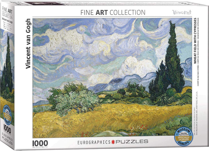 EuroGraphics Puzzles, 1000 pieces, Black, Green, Yellow