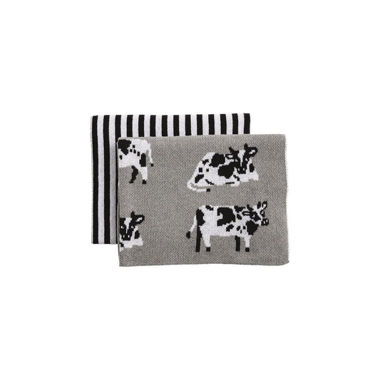 Mud Pie Towel, 26" x 16", Grey Sheep