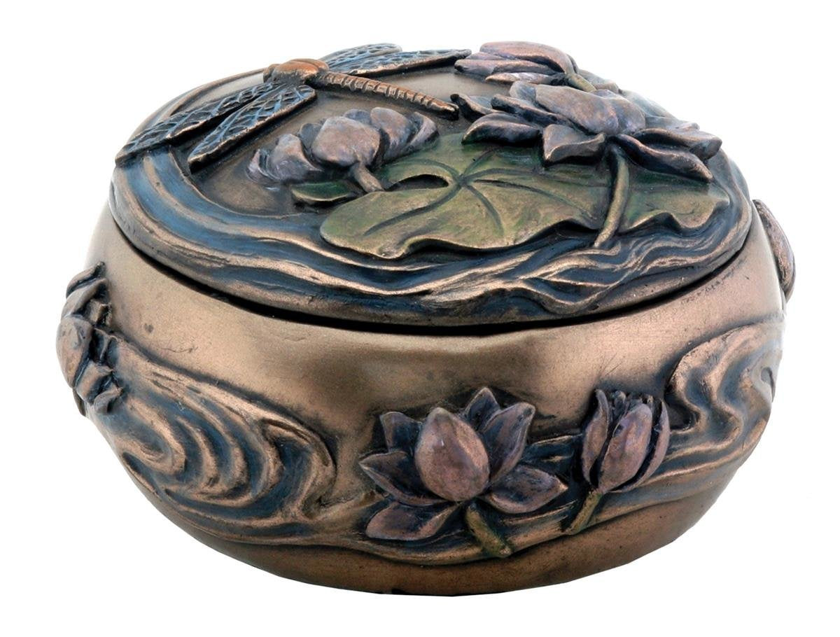 SUMMIT COLLECTION Jewelry Storage, 4.25 x 4.25 x 2 inches, Bronze