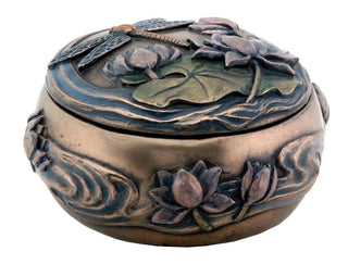 SUMMIT COLLECTION Jewelry Storage, 4.25 x 4.25 x 2 inches, Bronze
