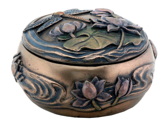 SUMMIT COLLECTION Jewelry Storage, 4.25 x 4.25 x 2 inches, Bronze
