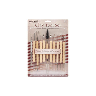 Mont Marte Sculpting Material, Set of 11, wood, gray