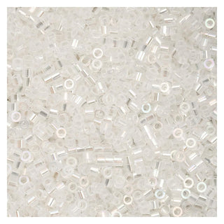 John Bead Craft Bead, Size 11, Transparent Crystal AB