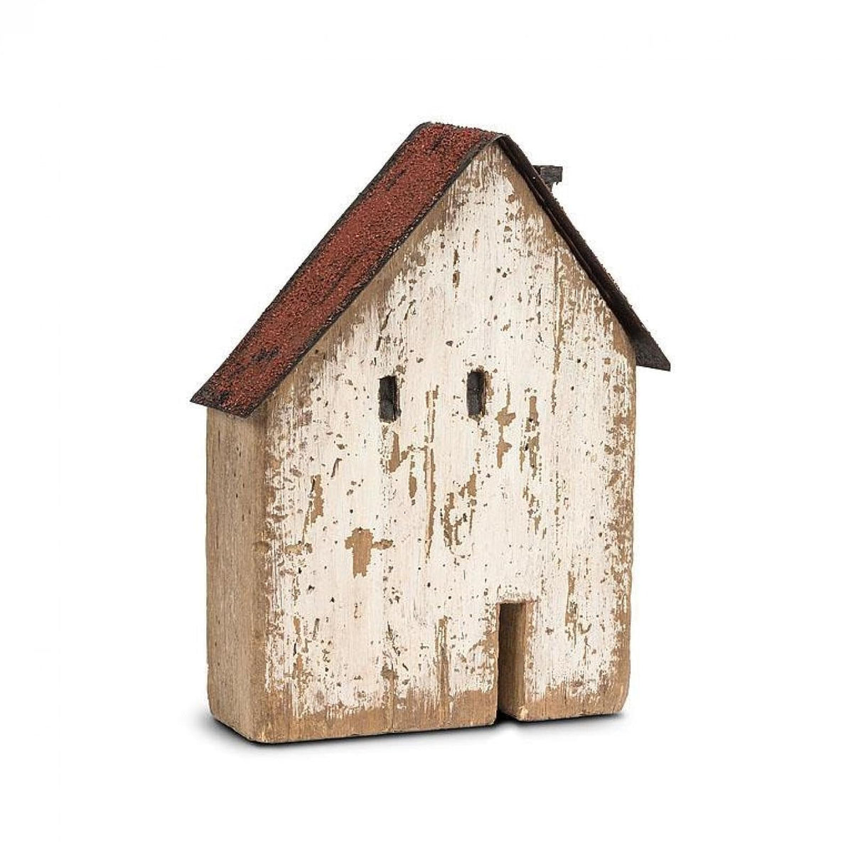 Abbott Collection Sculpture, Medium (7.5"H), White Wide House