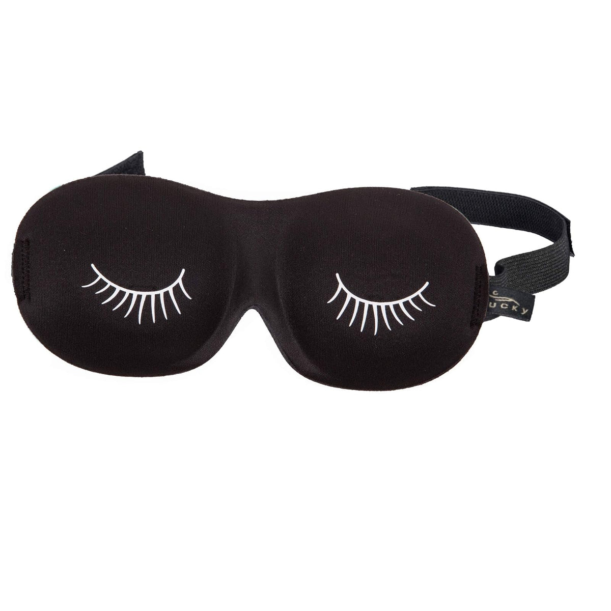 Bucky Ultralight Eye Mask, Black Eyelash
