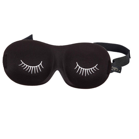 Bucky Ultralight Eye Mask, Black Eyelash