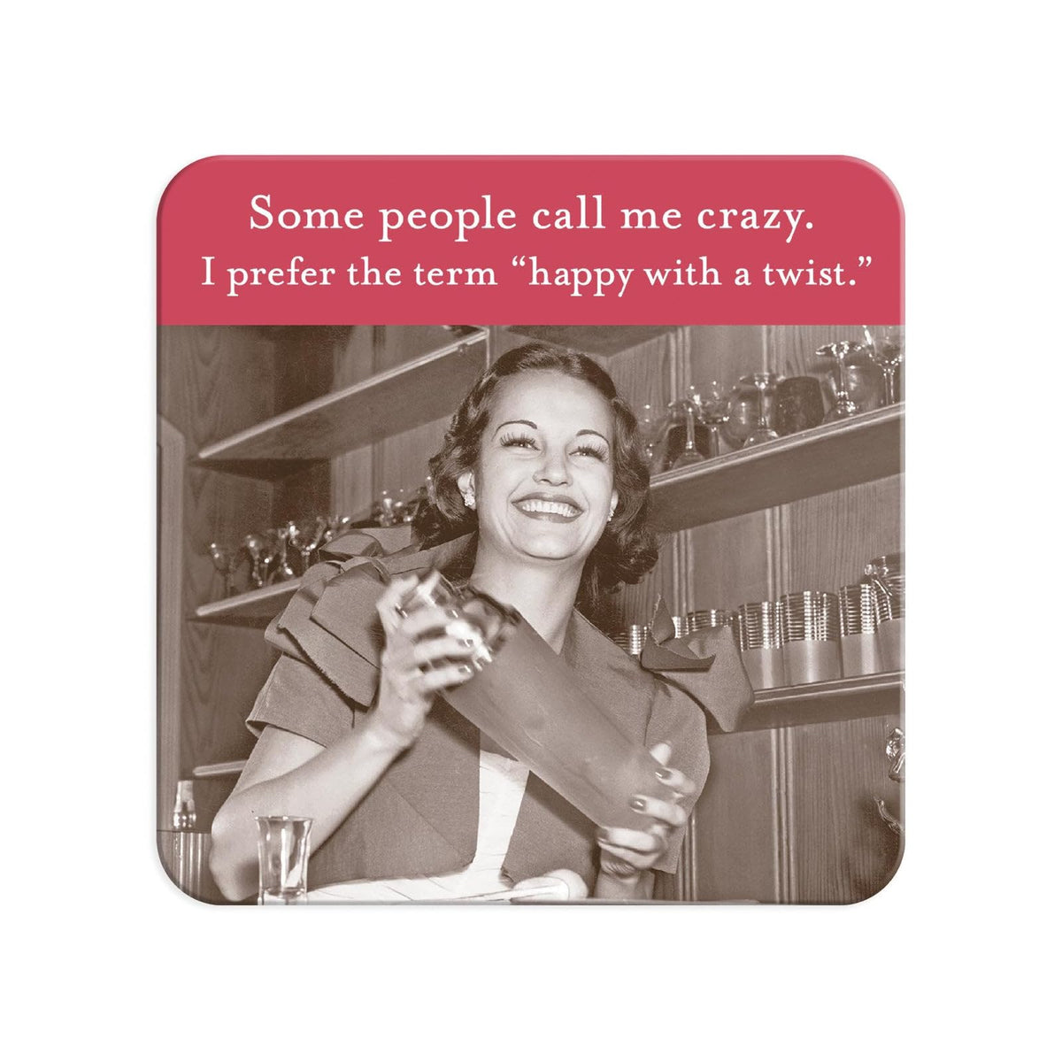 Shannon Martin Design Drink Coaster, 3.75", Multicolor
