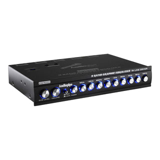 Audiopipe Equalizer, 6.85 x 4.38 x 1.08 in, Black