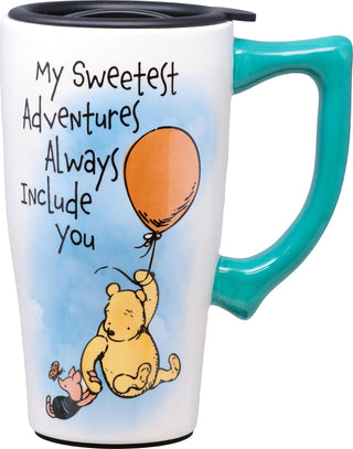 Spoontiques Drinking Cup, 18 Ounces, Pooh Adventure
