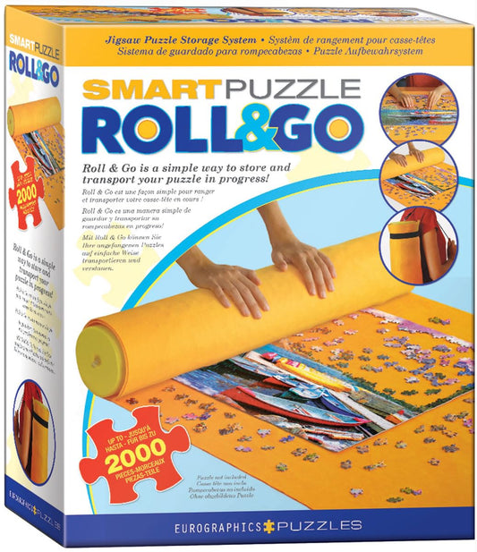EuroGraphics Roll & Go Jigsaw Puzzle Mat (fits up to 2000 Pieces) (8955-0102) , Yellow