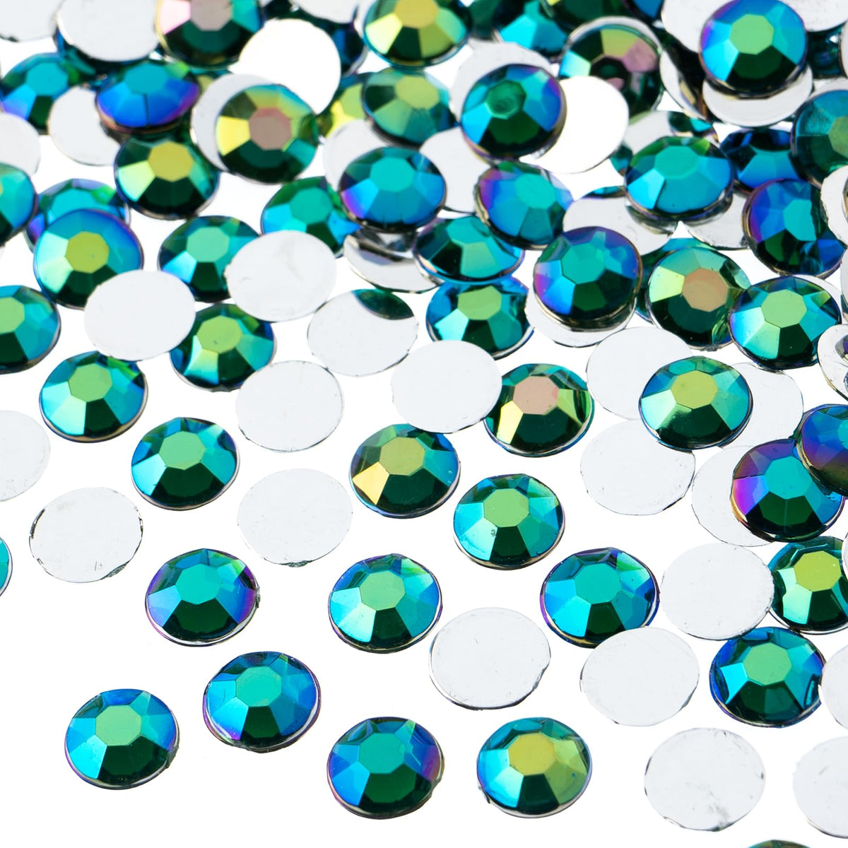 John Bead Craft Bead, 8mm (SS39), Green AB